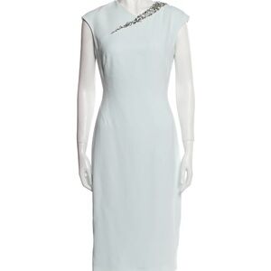 Elegant White Embellished Dress